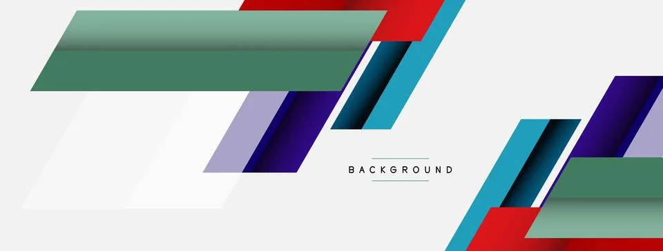 Background. Geometric diagonal square shapes and lines abstract composition Stockillustratie