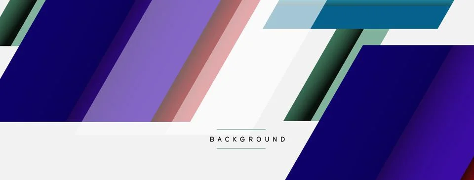 Background. Geometric diagonal square shapes and lines abstract composition Stockillustratie