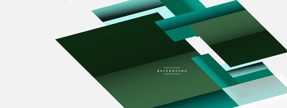 Background. Geometric diagonal square shapes and lines abstract composition Stockillustratie