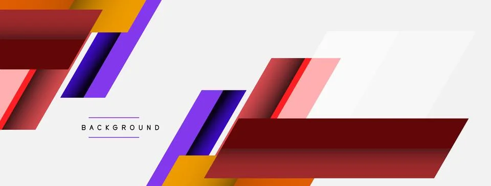 Background. Geometric diagonal square shapes and lines abstract composition イラスト素材