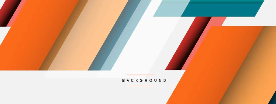 Background. Geometric diagonal square shapes and lines abstract composition イラスト素材