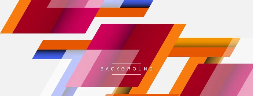 Background. Geometric diagonal square shapes and lines abstract composition イラスト素材