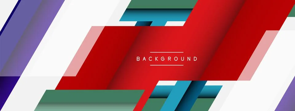 Background. Geometric diagonal square shapes and lines abstract composition 스톡 일러스트