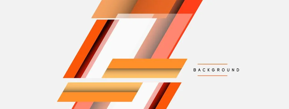 Background. Geometric diagonal square shapes and lines abstract composition Stock Illustration