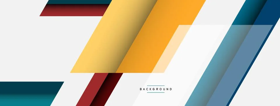 Background. Geometric diagonal square shapes and lines abstract composition Stock Illustration