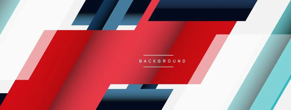 Background. Geometric diagonal square shapes and lines abstract composition Stockillustratie