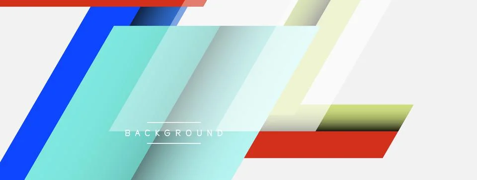 Background. Geometric diagonal square shapes and lines abstract composition Stockillustratie