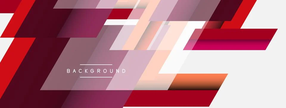 Background. Geometric diagonal square shapes and lines abstract composition イラスト素材