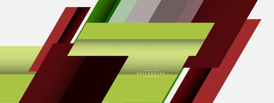 Background. Geometric diagonal square shapes and lines abstract composition 库存插图