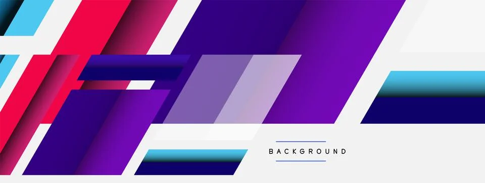 Background. Geometric diagonal square shapes and lines abstract composition Stockillustratie
