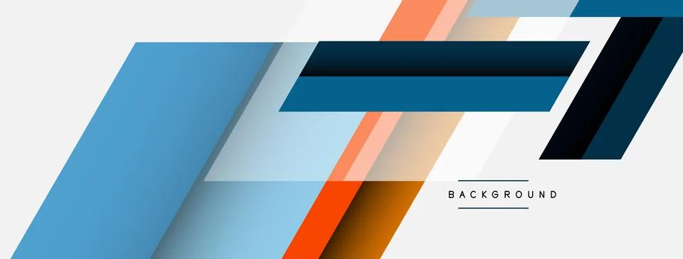 Background. Geometric diagonal square shapes and lines abstract composition Stockillustratie