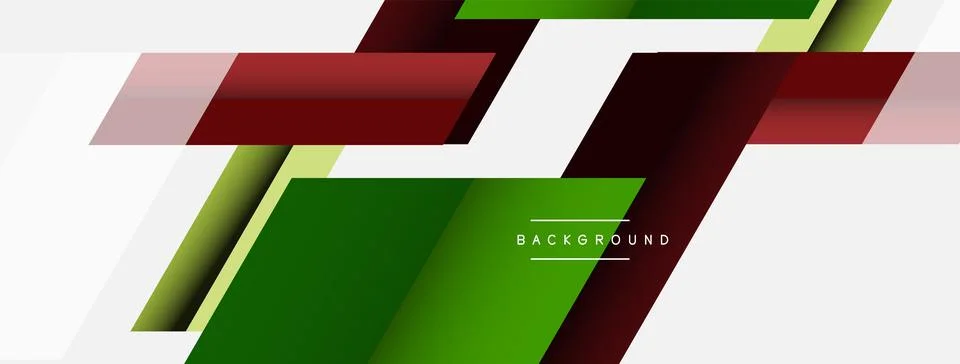 Background. Geometric diagonal square shapes and lines abstract composition Stock Illustration