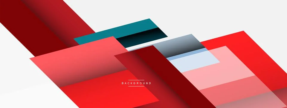 Background. Geometric diagonal square shapes and lines abstract composition Stockillustratie
