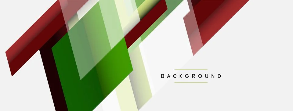 Background. Geometric diagonal square shapes and lines abstract composition 库存插图