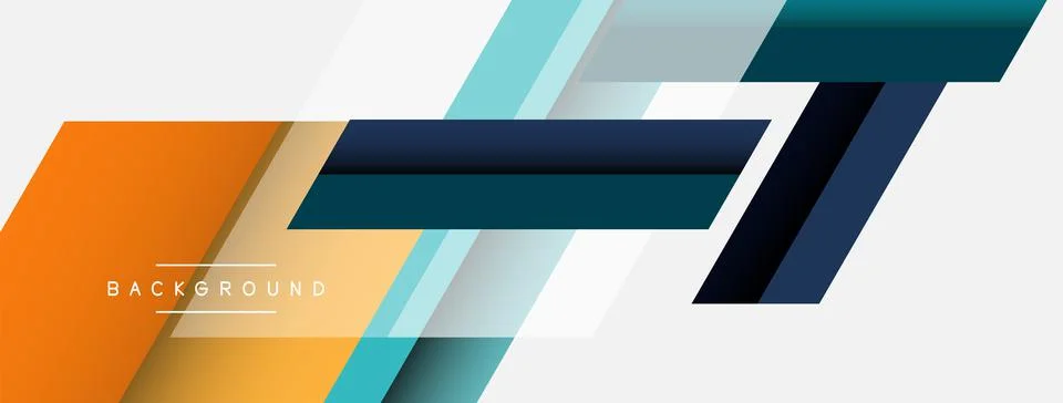 Background. Geometric diagonal square shapes and lines abstract composition 스톡 일러스트