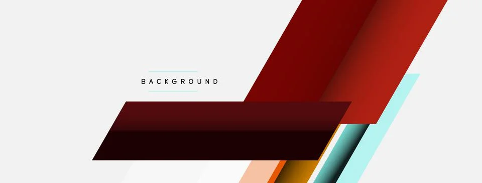 Background. Geometric diagonal square shapes and lines abstract composition Stock Illustration