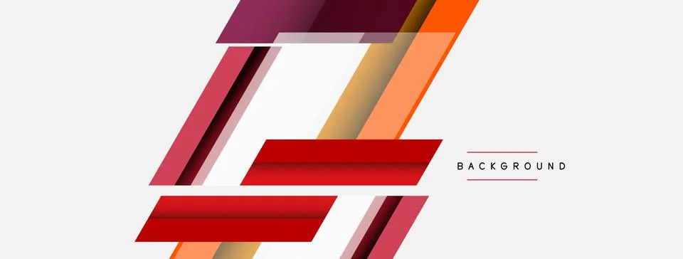 Background. Geometric diagonal square shapes and lines abstract composition イラスト素材
