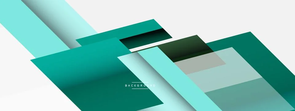 Background. Geometric diagonal square shapes and lines abstract composition Stock Illustration