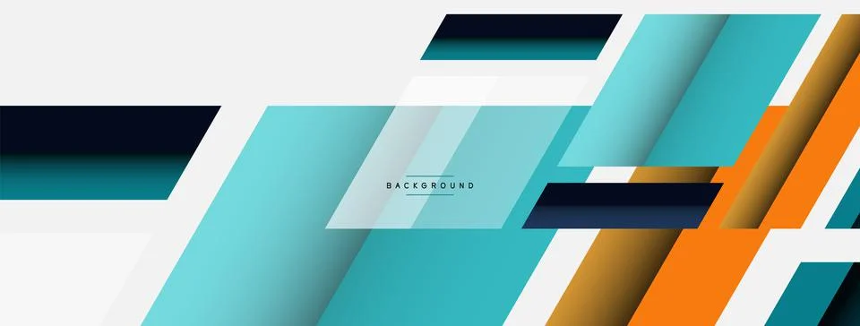Background. Geometric diagonal square shapes and lines abstract composition Stockillustratie