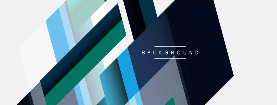 Background. Geometric diagonal square shapes and lines abstract composition イラスト素材