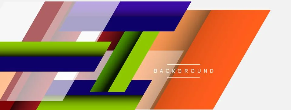 Background. Geometric diagonal square shapes and lines abstract composition 스톡 일러스트