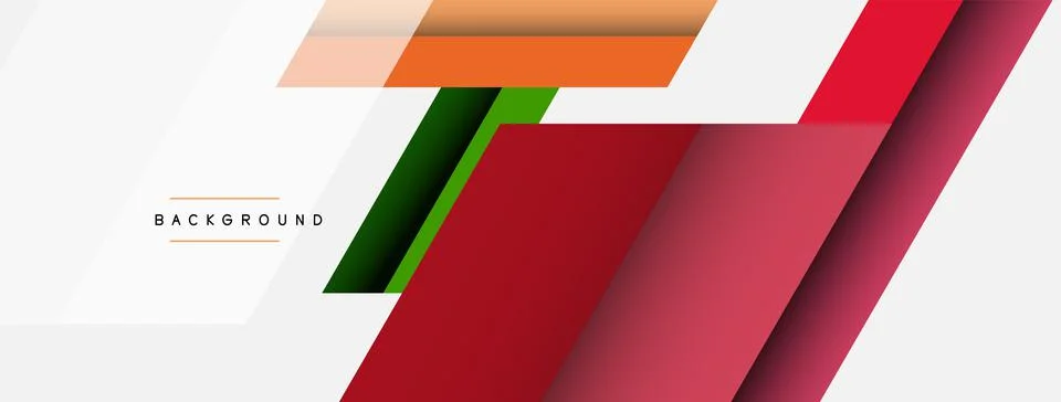 Background. Geometric diagonal square shapes and lines abstract composition Stockillustratie