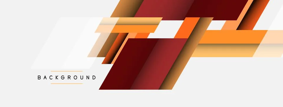 Background. Geometric diagonal square shapes and lines abstract composition Stock Illustration