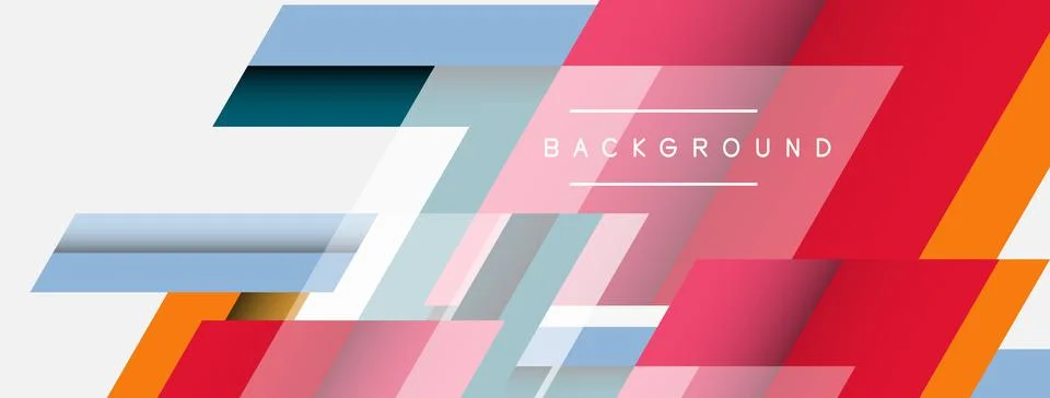 Background. Geometric diagonal square shapes and lines abstract composition 스톡 일러스트
