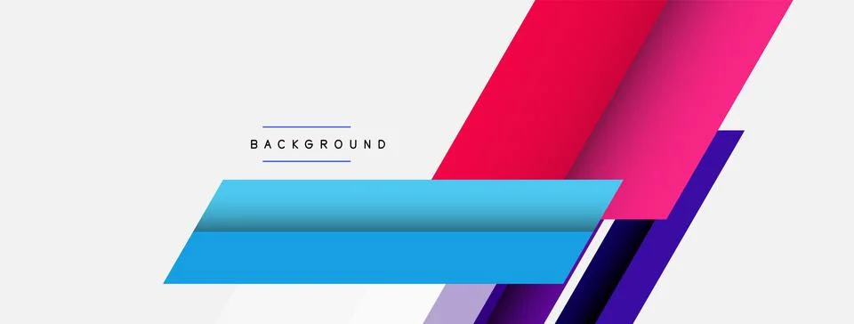 Background. Geometric diagonal square shapes and lines abstract composition Stockillustratie