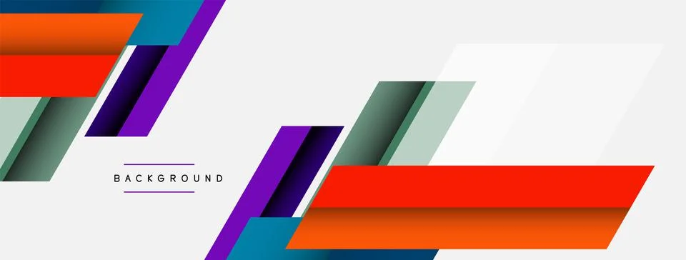 Background. Geometric diagonal square shapes and lines abstract composition 스톡 일러스트