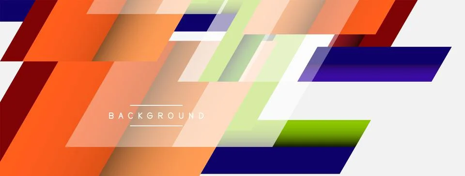 Background. Geometric diagonal square shapes and lines abstract composition 스톡 일러스트