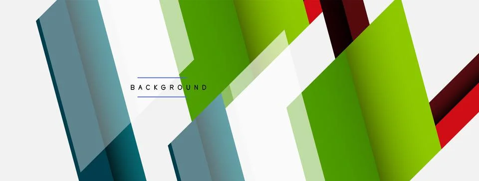Background. Geometric diagonal square shapes and lines abstract composition Stock Illustration