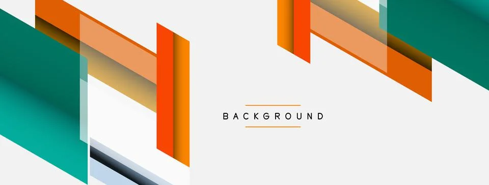 Background. Geometric diagonal square shapes and lines abstract composition Illustrazione stock
