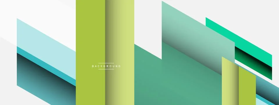 Background. Geometric diagonal square shapes and lines abstract composition Stock Illustration