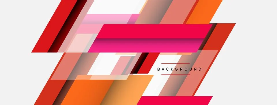 Background. Geometric diagonal square shapes and lines abstract composition 스톡 일러스트