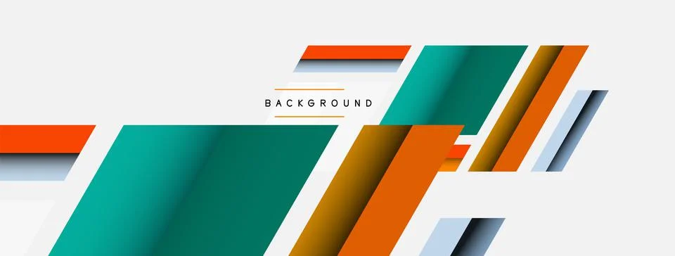 Background. Geometric diagonal square shapes and lines abstract composition Stockillustratie
