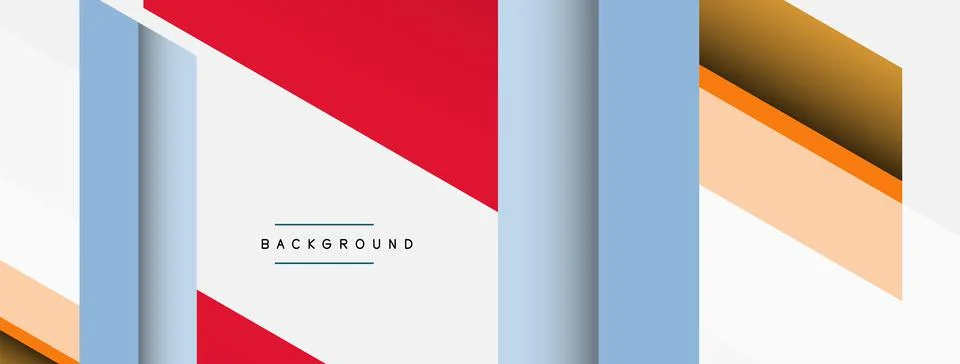 Background. Geometric diagonal square shapes and lines abstract composition 库存插图