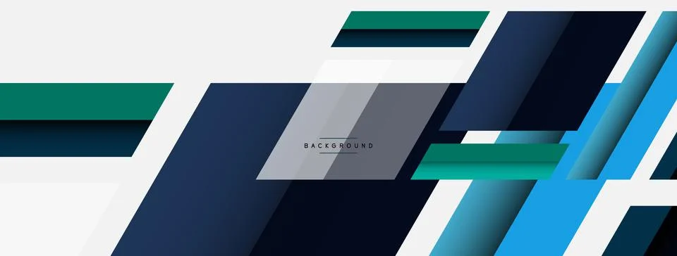 Background. Geometric diagonal square shapes and lines abstract composition 스톡 일러스트