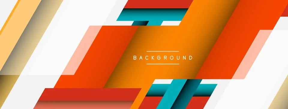 Background. Geometric diagonal square shapes and lines abstract composition 스톡 일러스트