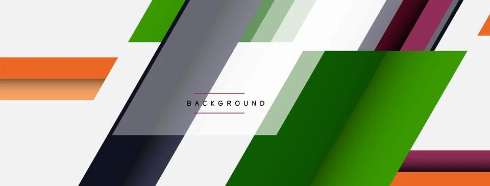 Background. Geometric diagonal square shapes and lines abstract composition Stockillustratie