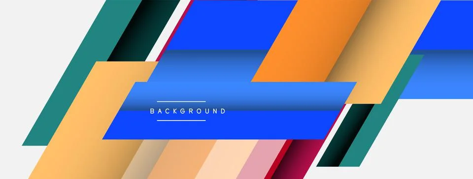 Background. Geometric diagonal square shapes and lines abstract composition Stockillustratie