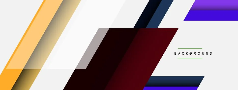 Background. Geometric diagonal square shapes and lines abstract composition Stockillustratie