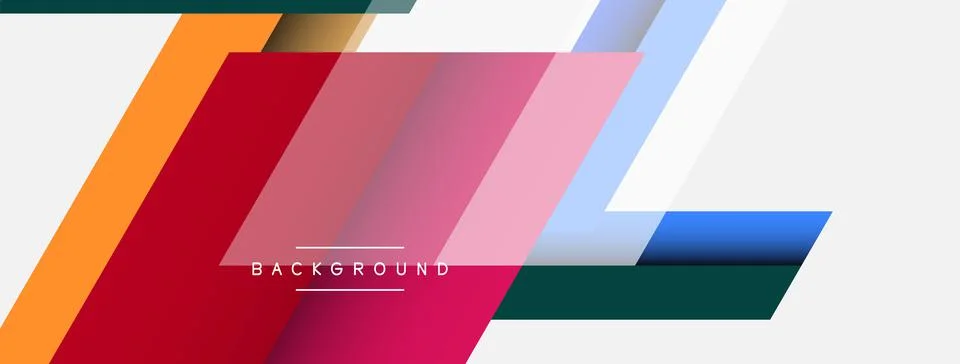 Background. Geometric diagonal square shapes and lines abstract composition Stockillustratie