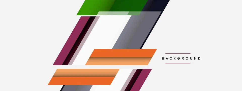 Background. Geometric diagonal square shapes and lines abstract composition Stockillustratie