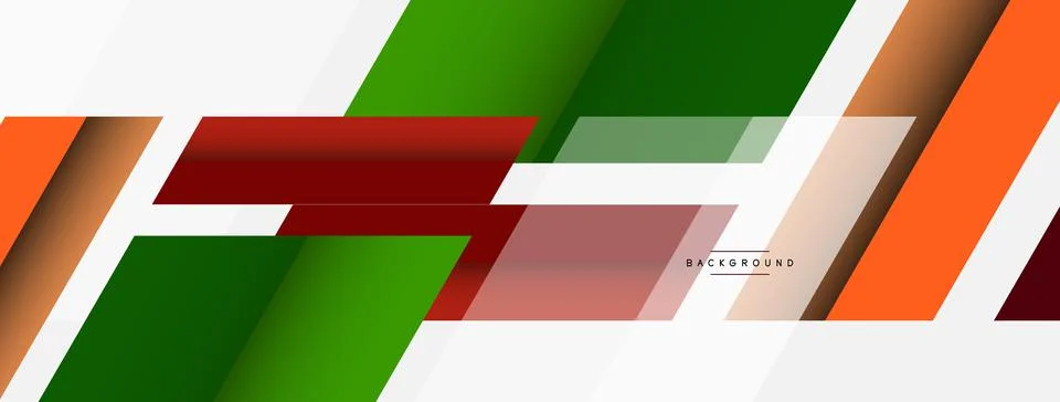 Background. Geometric diagonal square shapes and lines abstract composition Stock Illustration