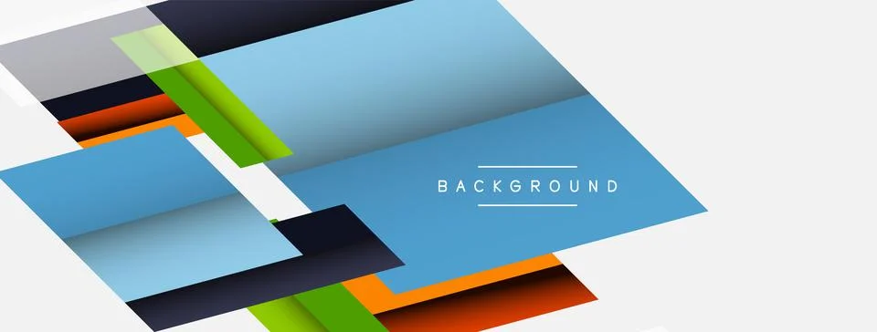 Background. Geometric diagonal square shapes and lines abstract composition 스톡 일러스트