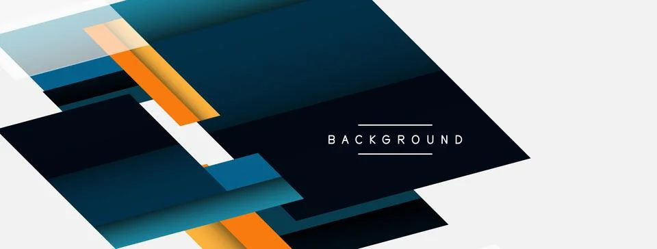 Background. Geometric diagonal square shapes and lines abstract composition イラスト素材