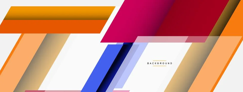 Background. Geometric diagonal square shapes and lines abstract composition Stockillustratie