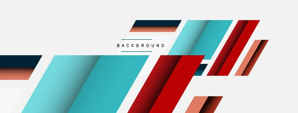Background. Geometric diagonal square shapes and lines abstract composition イラスト素材