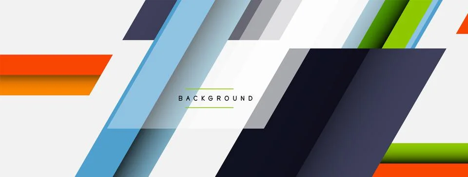 Background. Geometric diagonal square shapes and lines abstract composition Stockillustratie